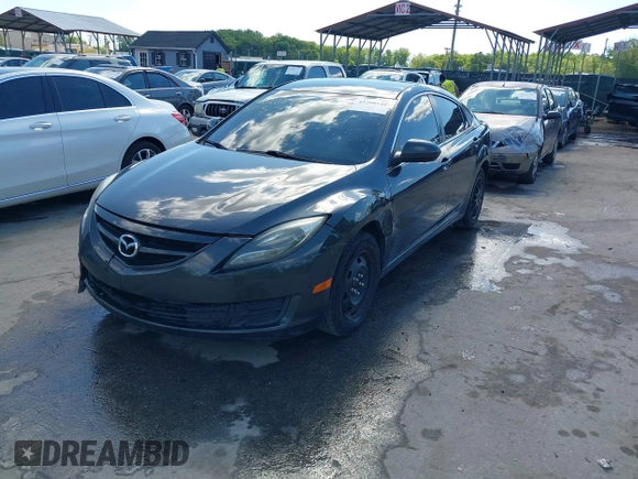 2013 Mazda 6 i Sport with VIN 1YVHZ8BH6D5M10170, listed as a IAAI auction lot 42208940 with 187,492 mi miles and . Bid and sale history available at DreamBid. Image 2.