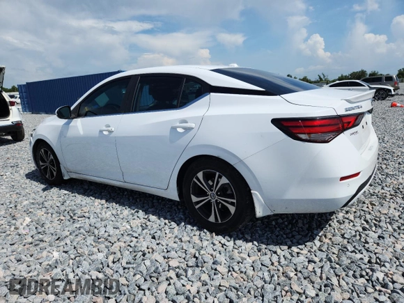 2021 Nissan Sentra SV with VIN 3N1AB8CV1MY268641, listed as a Copart auction lot 59091285 with 262,679 mi miles and Salvage title. Bid and sale history available at DreamBid. Image 2.