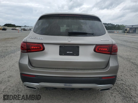 2021 Mercedes-Benz GLC with VIN W1N0G8EB1MV298807, listed as a Copart auction lot 51919905 with 45,589 mi miles and Salvage Title. Bid and sale history available at carsss.com. Image 6.