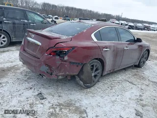 2012 Nissan Maxima 3.5 SV with VIN 1N4AA5AP0CC828343, listed as a IAAI auction lot 41635519 with 199,099 mi miles. Bid and sale history available at carsss.com. Image 4.