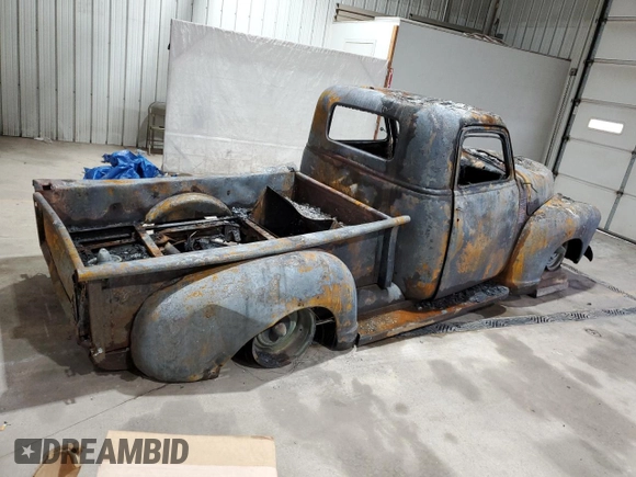 1949 GMC Sonoma with VIN FC10116722, listed as a Copart auction lot 52110655 with Not Provided miles and Salvage Title. Bid and sale history available at DreamBid. Image 3.