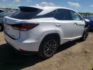 2021 Lexus RX with VIN 2T2YGMDA8MC070118, listed as a Copart auction lot 61523344 with 22,803 mi miles and Salvage Title. Bid and sale history available at carsss.com. Image 3.