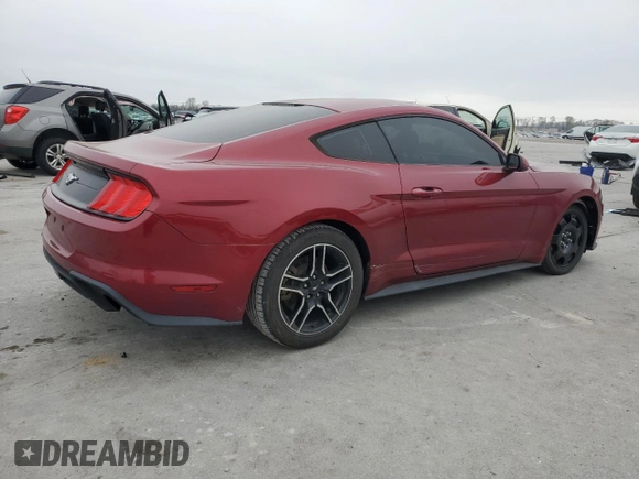 2018 Ford Mustang EcoBoost with VIN 1FA6P8TH8J5113162, listed as a Copart auction lot 50378555 with 74,983 mi miles and Salvage Title. Bid and sale history available at DreamBid. Image 3.