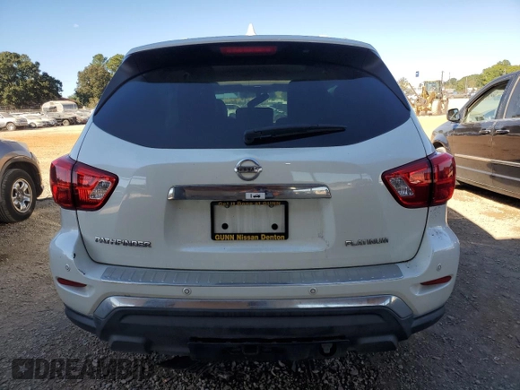 2020 Nissan Pathfinder Platinum with VIN 5N1DR2DN9LC632566, listed as a Copart auction lot 76252874 with 62,166 mi miles and Salvage title. Bid and sale history available at DreamBid. Image 6.