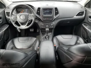 2019 Jeep Cherokee Latitude Plus with VIN 1C4PJLLBXKD466220, listed as a Copart auction lot 48187795 with 76,507 mi miles and Salvage Title. Bid and sale history available at carsss.com. Image 8.