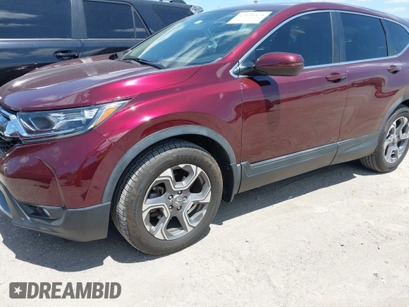 2019 Honda CR-V EX-L with VIN 7FARW1H85KE001692, listed as a IAAI auction lot 42039524 with 58,850 mi miles. Bid and sale history available at carsss.com. Image 17.