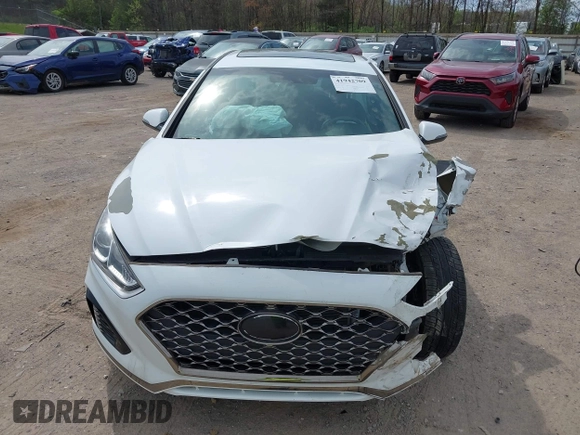 2018 Hyundai Sonata SEL with VIN 5NPE34AF0JH642116, listed as a IAAI auction lot 41942709 with 52,621 mi miles and . Bid and sale history available at carsss.com. Image 12.