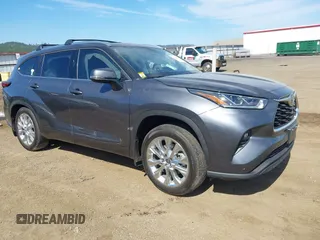 2023 Toyota Highlander Hybrid Limited with VIN 5TDXBRCHXPS122340, listed as a IAAI auction lot 42620923 with 6,820 mi miles and . Bid and sale history available at DreamBid. Image 1.