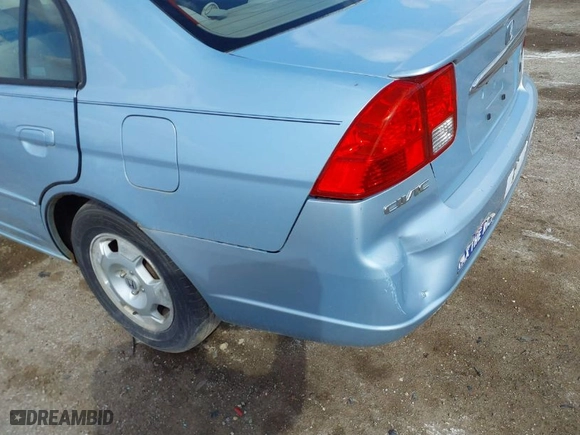 2003 Honda Civic Hybrid with VIN JHMES95673S023624, listed as a IAAI auction lot 41903619 with 181,949 mi miles. Bid and sale history available at carsss.com. Image 6.