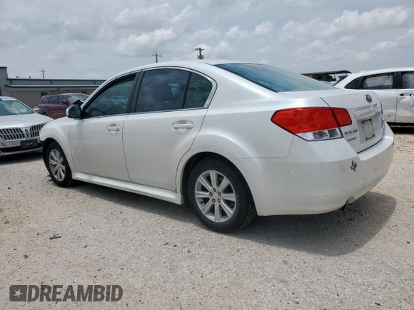 2010 Subaru Legacy Premium All-Weather Anniversary with VIN 4S3BMCG64A3216894, listed as a Copart auction lot 59358625 with 91,995 mi miles and Salvage title. Bid and sale history available at DreamBid. Image 2.
