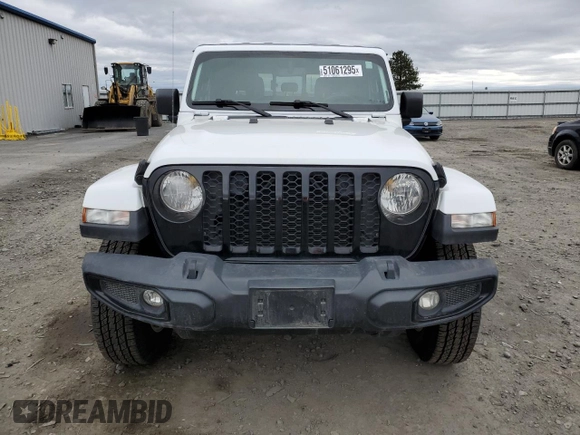 2022 Jeep Gladiator Texas Trail with VIN 1C6HJTAG3NL166183, listed as a Copart auction lot 51061295 with 20,112 mi miles and Salvage Title. Bid and sale history available at carsss.com. Image 5.