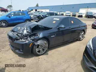 2015 BMW 5 Series 550i xDrive with VIN WBAKP9C52FD979793, listed as a Copart auction lot 59048495 with Not provided miles and Salvage title. Bid and sale history available at DreamBid. Image 1.