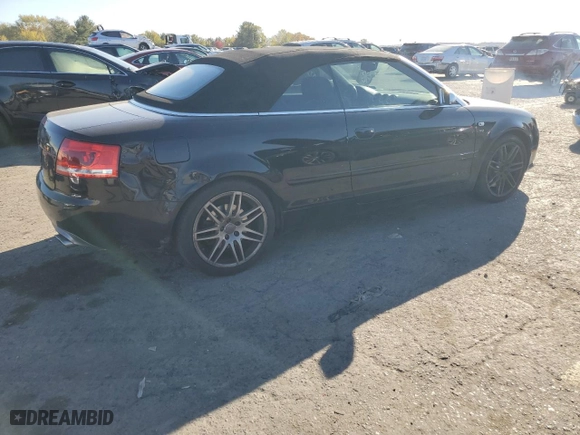 2009 Audi S4 with VIN WUARL48H39K900072, listed as a Copart auction lot 74518204 with 72,559 mi miles and Salvage Title. Bid and sale history available at carsss.com. Image 3.