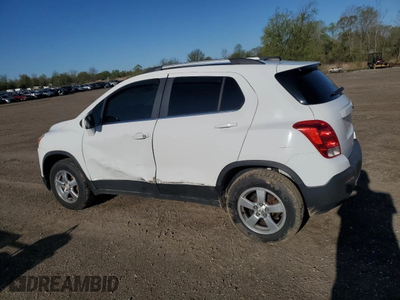 2016 Chevrolet Trax LT with VIN 3GNCJPSB6GL118091, listed as a Copart auction lot 54823435 with 114,762 mi miles and Salvage Title. Bid and sale history available at DreamBid. Image 2.