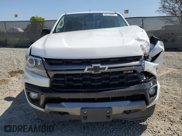 2022 Chevrolet Colorado 2WD Z71 with VIN 1GCGSDEN8N1151450, listed as a Copart auction lot 52216905 with 35,217 mi miles and Salvage title. Bid and sale history available at DreamBid. Image 5.