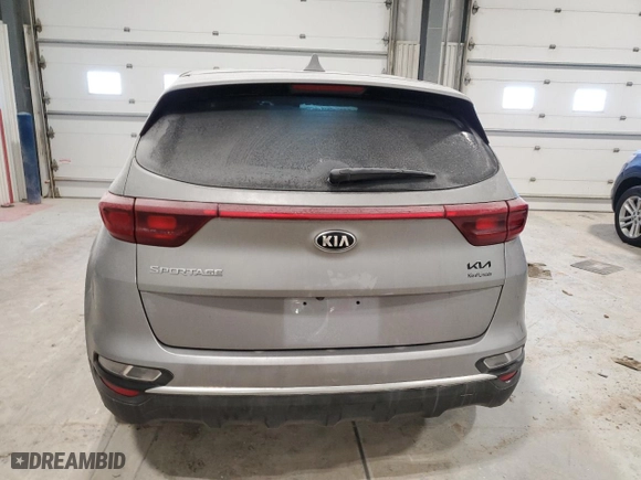 2021 Kia Sportage LX with VIN KNDPM3AC3M7854684, listed as a Copart auction lot 88273775 with 0 miles and Salvage Title. Bid and sale history available at carsss.com. Image 6.