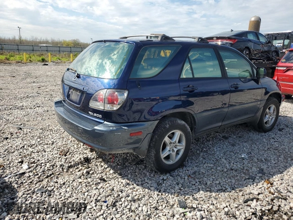 2001 Lexus RX 300 with VIN JTJHF10U810187271, listed as a Copart auction lot 47242574 with 291,173 mi miles and Clean Title. Bid and sale history available at carsss.com. Image 3.