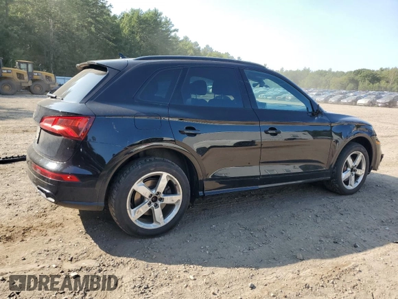 2020 Audi SQ5 Premium Plus with VIN WA1B4AFY4L2056932, listed as a Copart auction lot 71116794 with 55,244 mi miles and Salvage Title. Bid and sale history available at DreamBid. Image 3.
