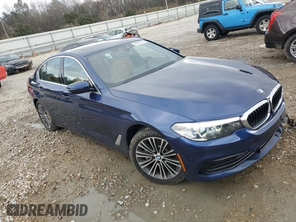 2019 BMW 5 Series 530i with VIN WBAJA5C52KWW14762, listed as a Copart auction lot 86589314 with 36,035 mi miles and Salvage Title. Bid and sale history available at carsss.com. Image 4.