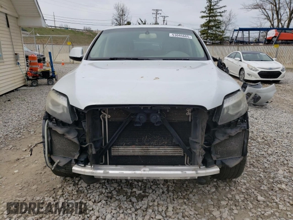 2015 Audi Q7 3.0T S line Prestige with VIN WA1DGBFE5FD008747, listed as a Copart auction lot 53045665 with 76,971 mi miles and Salvage Title. Bid and sale history available at carsss.com. Image 5.