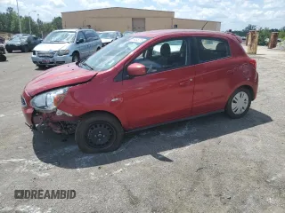 2020 Mitsubishi Mirage ES z VIN ML32A3HJXLH000407, wystawiony jako Copart lot #54849775 z przebiegiem 45 593 mil mil oraz Szkoda całkowita • Salvage title. Historia ofert i sprzedaży dostępna na DreamBid. Obrazek 1.