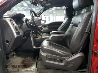 2012 Ford F-150 XL with VIN 1FTFW1ET4CKE22489, listed as a Copart auction lot 51338375 with 244,955 mi miles and Salvage Title. Bid and sale history available at DreamBid. Image 7.