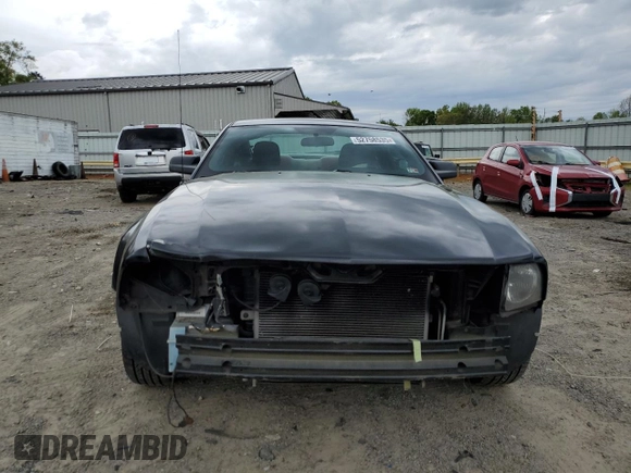 2005 Ford Mustang Deluxe with VIN 1ZVFT80N755144292, listed as a Copart auction lot 52758535 with 178,170 mi miles and Salvage Title. Bid and sale history available at carsss.com. Image 5.