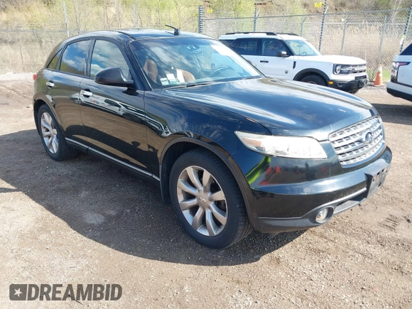 2003 Infiniti FX w/Options with VIN JNRBS08W93X403210, listed as a IAAI auction lot 42119798 with 194,449 mi miles. Bid and sale history available at carsss.com. Image 1.