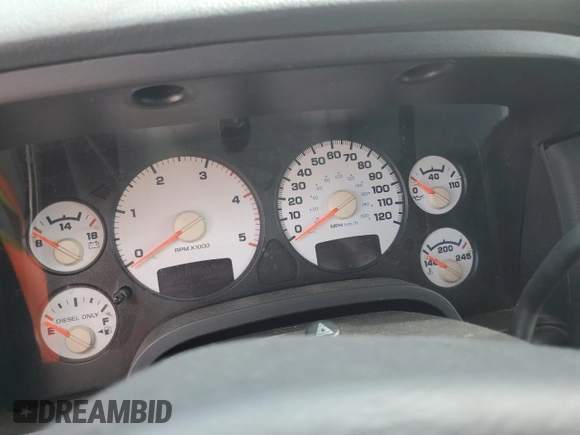 2003 Dodge Ram 2500 ST with VIN 3D7KU28603G709406, listed as a Copart auction lot 76834194 with 0 mi miles and Salvage Title. Bid and sale history available at carsss.com. Image 9.