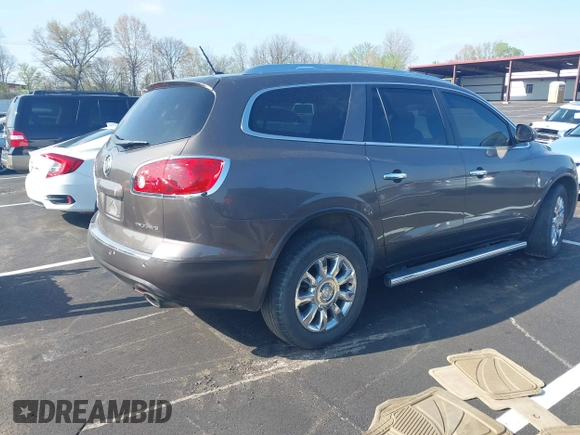 2012 Buick Enclave Leather with VIN 5GAKRCEDXCJ284314, listed as a IAAI auction lot 41914491 with 182,809 mi miles and . Bid and sale history available at DreamBid. Image 4.