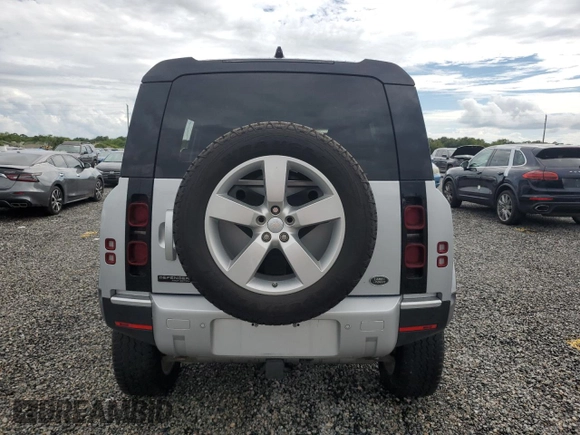 2020 Land Rover Defender HSE with VIN SALE1EEU3L2004783, listed as a Copart auction lot 74007044 with Not provided miles and Non repairable. Bid and sale history available at DreamBid. Image 6.