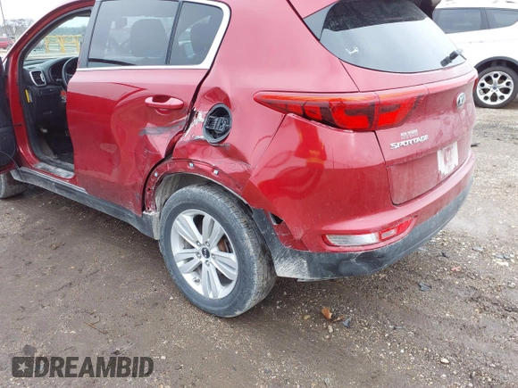 2017 Kia Sportage LX with VIN KNDPMCAC7H7153099, listed as a IAAI auction lot 40939155 with 133,394 mi miles and . Bid and sale history available at carsss.com. Image 6.