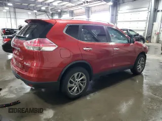 2015 Nissan Rogue SV with VIN 5N1AT2MV4FC886808, listed as a Copart auction lot 50594435 with 98,120 mi miles and Salvage Title. Bid and sale history available at carsss.com. Image 3.
