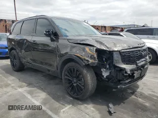 2022 Kia Telluride S with VIN 5XYP6DHCXNG244422, listed as a Copart auction lot 55482305 with 91,541 mi miles and Salvage Title. Bid and sale history available at DreamBid. Image 4.