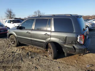 2003 Honda Pilot EX with VIN 2HKYF185X3H541247, listed as a Copart auction lot 46975335 with 186,195 mi miles and Salvage Title. Bid and sale history available at carsss.com. Image 2.