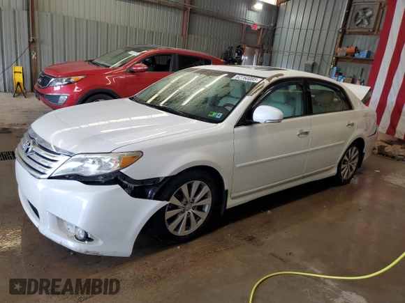 2011 Toyota Avalon with VIN 4T1BK3DB1BU417327, listed as a Copart auction lot 62760085 with 191,683 mi miles and Salvage title. Bid and sale history available at DreamBid. Image 1.
