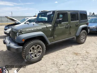 2015 Jeep Wrangler Unlimited Rubicon with VIN 1C4BJWFGXFL752602, listed as a Copart auction lot 54102395 with 26,466 mi miles and Salvage title. Bid and sale history available at DreamBid. Image 1.