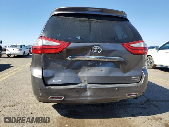 2015 Toyota Sienna Limited with VIN 5TDDK3DCXFS098042, listed as a Copart auction lot 48187255 with 74,509 mi miles and Salvage Title. Bid and sale history available at DreamBid. Image 6.