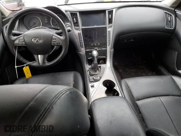 2016 Infiniti Q50 Premium with VIN JN1CV7AP9GM201646, listed as a Copart auction lot 55310955 with 126,180 mi miles and Clean Title. Bid and sale history available at DreamBid. Image 8.