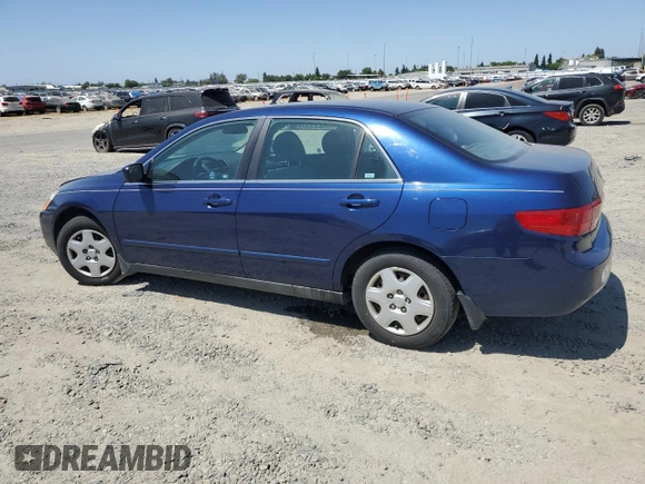 2005 Honda Accord LX with VIN 1HGCM56445A035216, listed as a Copart auction lot 60009075 with 209,084 mi miles and Clean title. Bid and sale history available at DreamBid. Image 2.