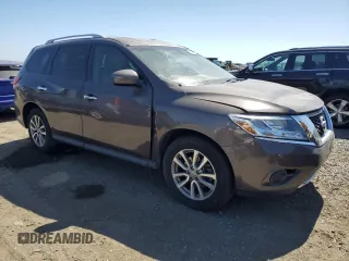 2015 Nissan Pathfinder SV with VIN 5N1AR2MN0FC689360, listed as a Copart auction lot 61433765 with 95,663 mi miles and Salvage title. Bid and sale history available at DreamBid. Image 4.