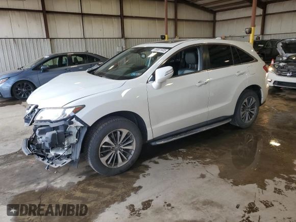 2017 Acura RDX Advance z VIN 5J8TB4H74HL014480, wystawiony jako Copart lot #59681935 z przebiegiem 75 994 mil mil oraz Szkoda całkowita • Salvage title. Historia ofert i sprzedaży dostępna na DreamBid. Obrazek 1.