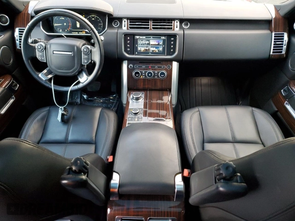 2016 Land Rover Range Rover with VIN SALGR2KF0GA270991, listed as a Copart auction lot 76617593 with 46,863 mi miles and . Bid and sale history available at DreamBid. Image 8.