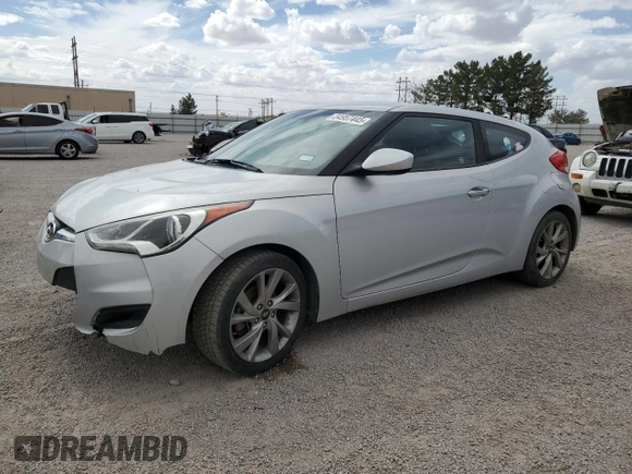2016 Hyundai Veloster z VIN KMHTC6AD6GU298223, wystawiony jako Copart lot #54957445 z przebiegiem 92 525 mil mil oraz Czysty tytuł • Clean title. Historia ofert i sprzedaży dostępna na DreamBid. Obrazek 1.