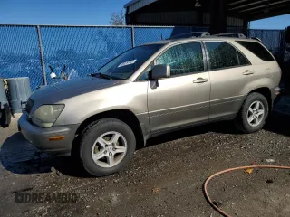 1999 Lexus RX 300 Luxury SUV with VIN JT6GF10U7X0022374, listed as a Copart auction lot 88029105 with 236,270 mi miles and Salvage Title. Bid and sale history available at carsss.com. Image 1.
