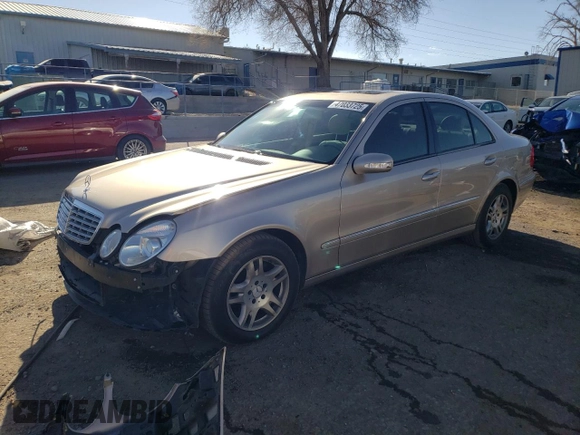 2004 Mercedes-Benz E 320 with VIN WDBUF65J44A475086, listed as a Copart auction lot 47033725 with 81,005 mi miles and Salvage Title. Bid and sale history available at carsss.com. Image 1.