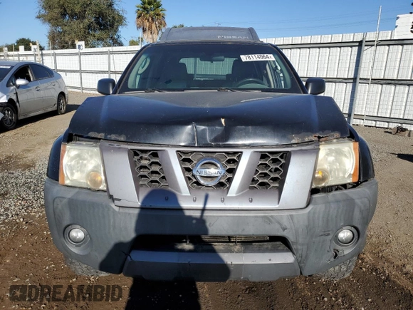 2007 Nissan Xterra SE with VIN 5N1AN08W07C504762, listed as a Copart auction lot 78114064 with 229,978 mi miles and Salvage Title. Bid and sale history available at DreamBid. Image 5.