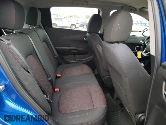 2017 Chevrolet Sonic LT with VIN 1G1JD6SH8H4166472, listed as a Copart auction lot 72593214 with 29,297 mi miles and Salvage Title. Bid and sale history available at carsss.com. Image 10.