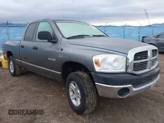2008 Dodge Ram 1500 SLT with VIN 1D7HU18258J205828, listed as a IAAI auction lot 41825878 with 293,038 mi miles. Bid and sale history available at carsss.com. Image 1.