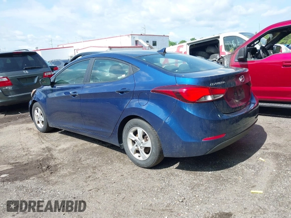 2015 Hyundai Elantra SE with VIN 5NPDH4AE9FH614732, listed as a IAAI auction lot 42150692 with 267,045 mi miles and . Bid and sale history available at DreamBid. Image 3.